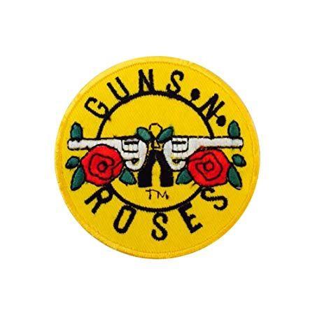 Guns and Roses Band Logo - REAL EMPIRE GUNS N ROSES Heavy Metal Rock Punk Music Band Logo ...