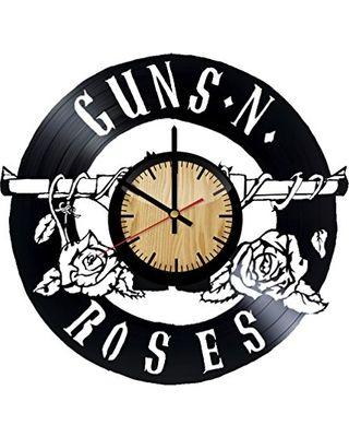 Guns and Roses Band Logo - New Deal Alert: Guns N' Roses Band Logo Vinyl Wall Clock