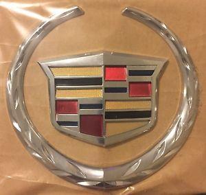 2014 Cadillac Logo - 2007-2014 Cadillac Escalade Front Grill Emblem#2298536 Two Piece ...