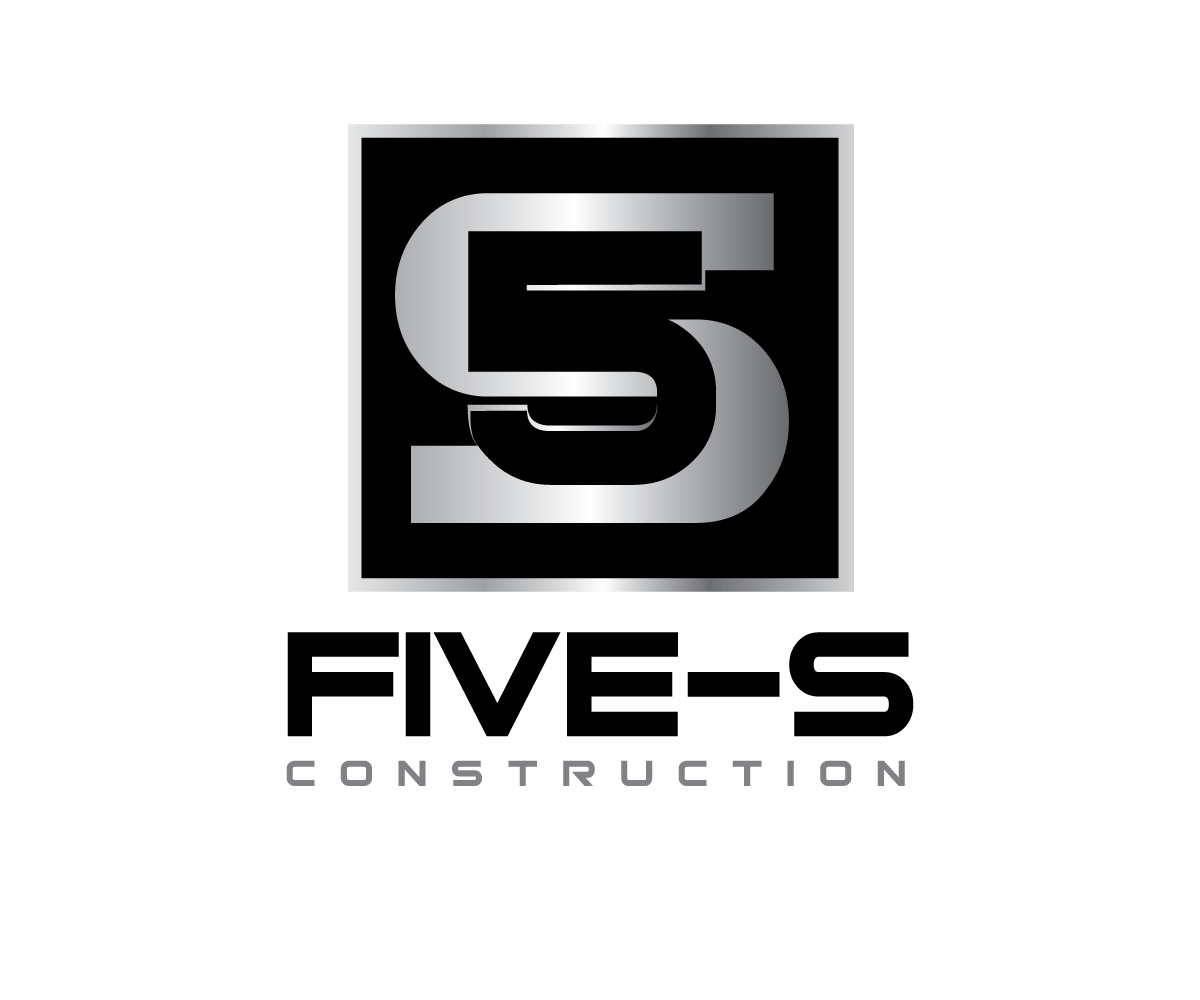 Five S Logo - Masculine, Bold, Concrete Logo Design for Five-S Construction by ...