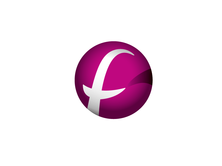 Purple F Logo - Fives logo | Logok