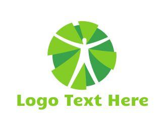 Green Person Logo - Person Logo Maker. Create Your Own Person Logo