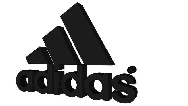 Adiddas Logo - Adidas Logo | 3D Warehouse