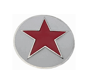 Chinese Red Star Logo - RED STAR CHINA CHINESE SOCIALISM COMMUNIST PARTY BUCKLE