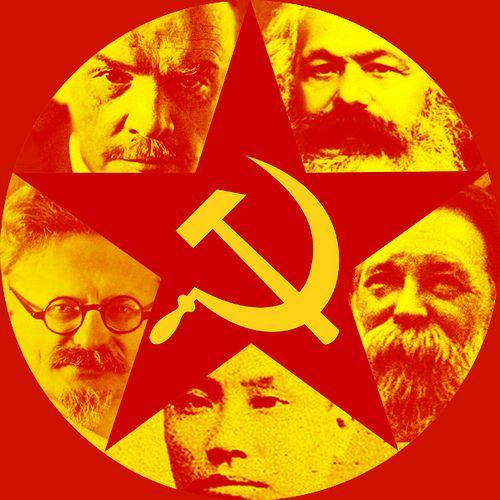 Chinese Red Star Logo - Marxism Leninism Red Star Hammer Sickle Chinese Communist