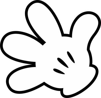 Mickey Hands Logo - Mickey Mouse Logo - ClipArt Best | Disney everything | Mickey mouse ...