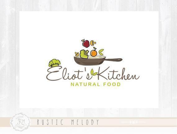 Rustic Food Logo - Bakery Logo Design Kitchen Logo Vegan Food Logo Restaurant | Etsy