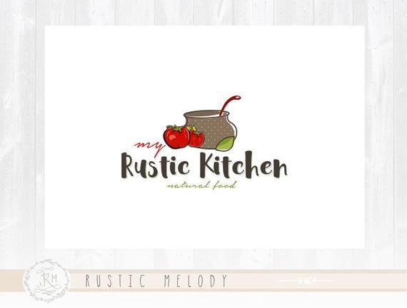 Rustic Food Logo - Food Logo Design Restaurant logo Natural Food logo Organic