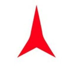 Red Pointed Logo - Red three pointed star Logos