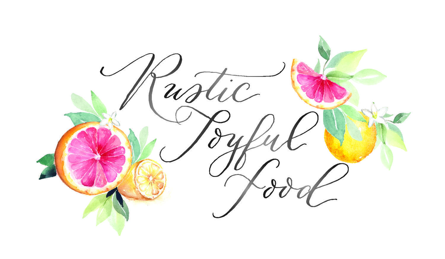 Rustic Food Logo - Rustic. Joyful. Food.