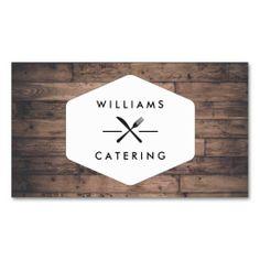 Rustic Food Logo - Best A Catering Kit image. Catering companies, Business Cards