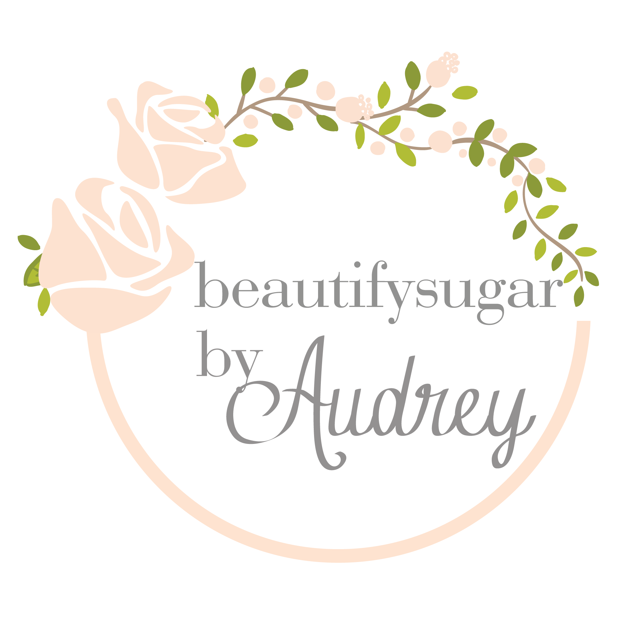 Vintage Flower Logo - Logo Design for BeautifySugar by Audrey #feminine #vintage #flowers