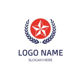 Red Pointed Logo - Free Campaign Logo Designs. DesignEvo Logo Maker