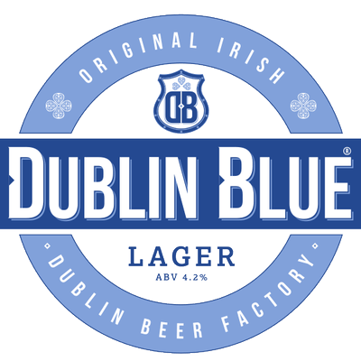 Blue Dublin Logo - Dublin Blue Lager