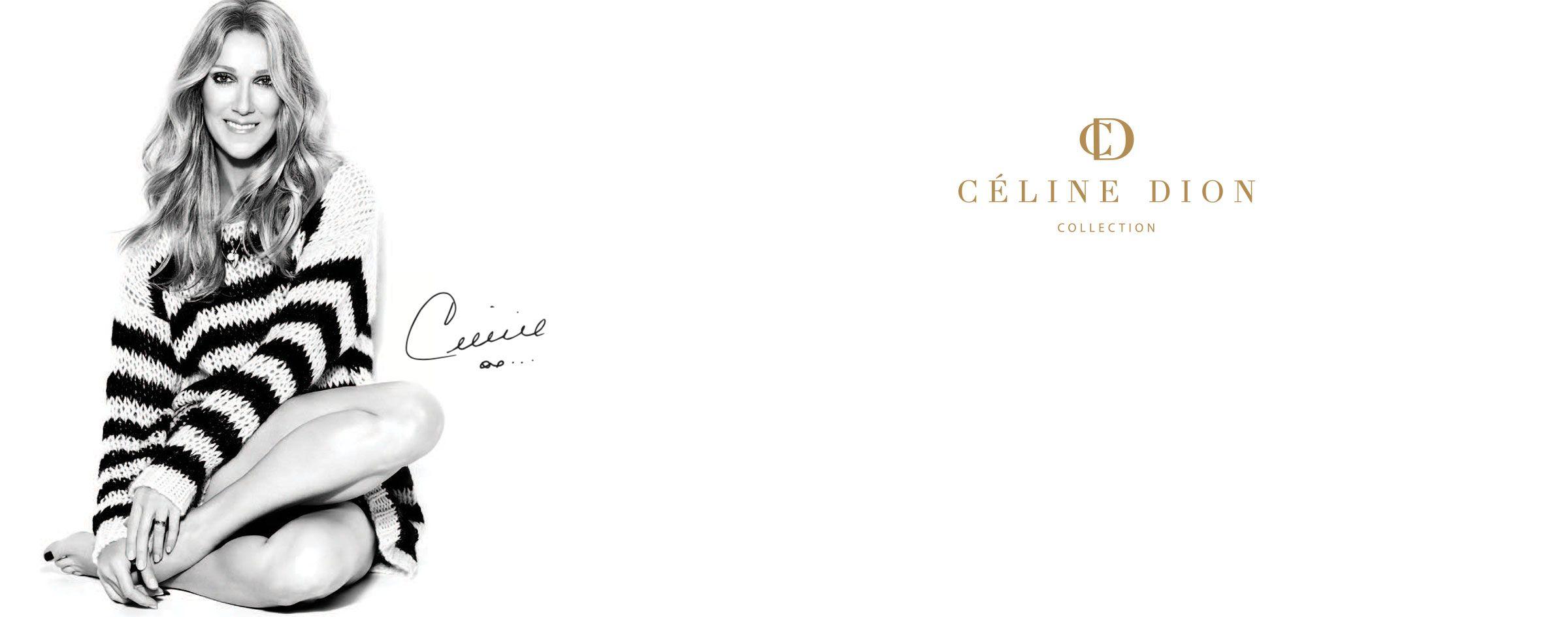 Celine Dion Signature Logo Black and White – Brands Logos