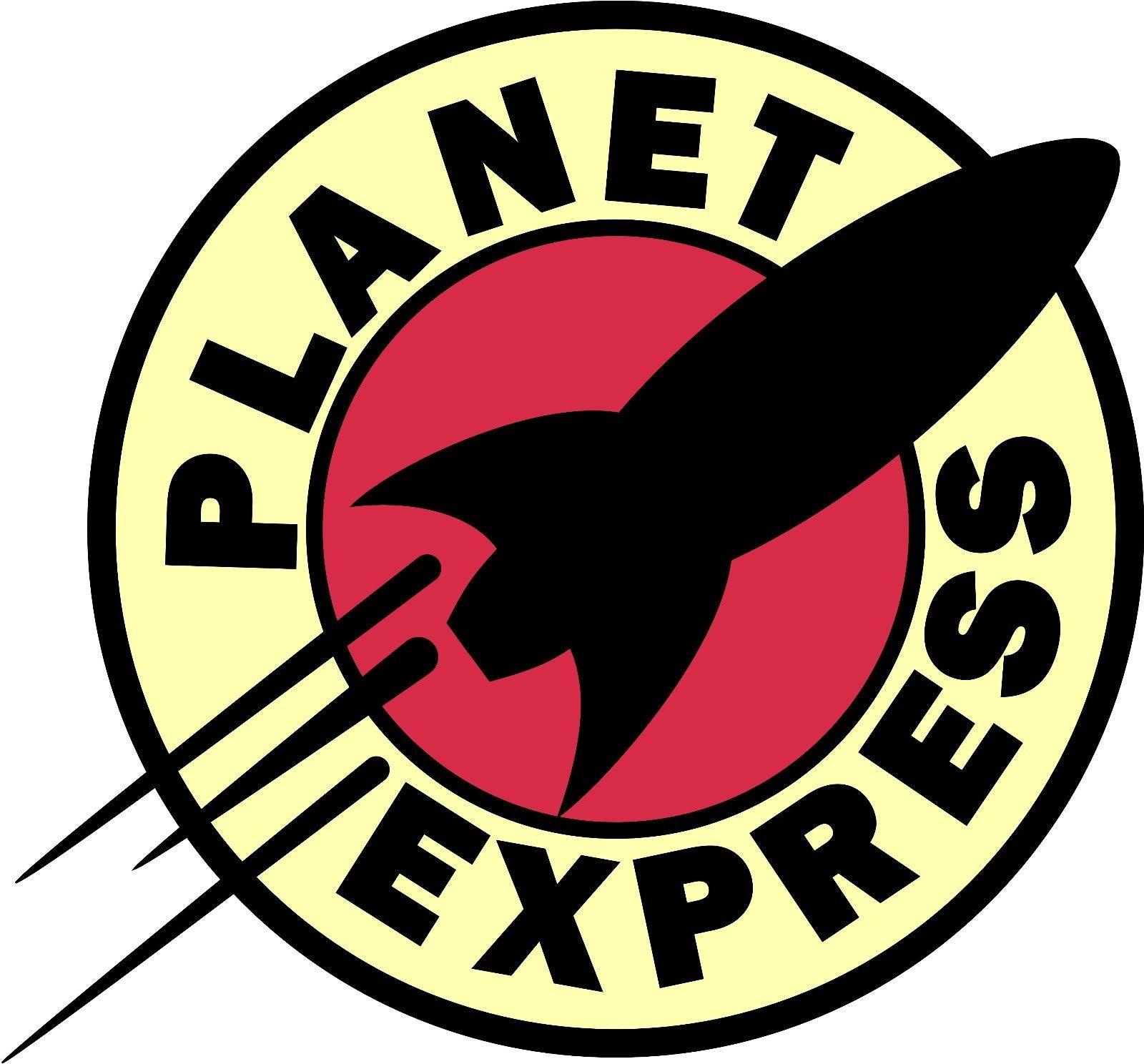 Planet Express Logo - Planet Express Futurama Logo Sticker Decal | eBay