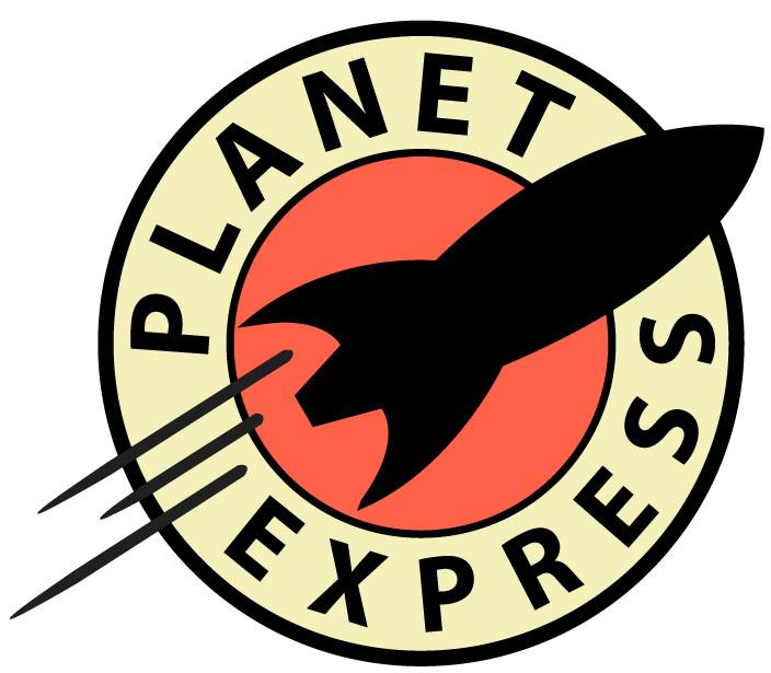 Planet Express Logo - Planet Express Printed Logo Decal – House Of Grafix