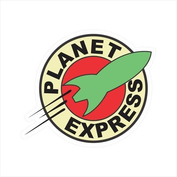 Planet Express Logo - Planet Express Logo Window Bumper Laptop Window iPhone