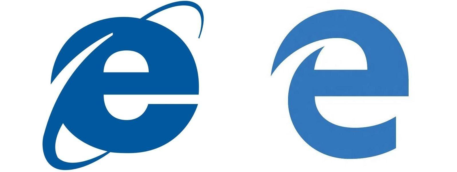 Internet Web Browser Logo - The logo for the Microsoft Edge web browser looks very familiar