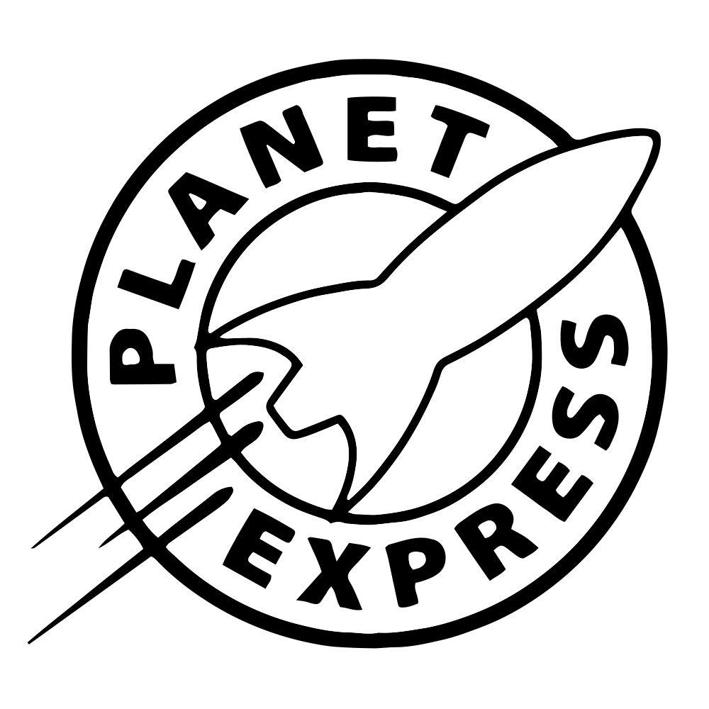 Planet Express Logo - BargainMax Futurama PLANET EXPRESS Sticker Decal Notebook ...