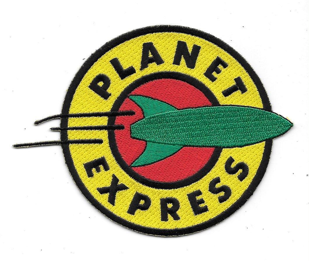Planet Express Logo - Futurama Animated TV Series Planet Express Logo Enamel Metal Pin NEW ...