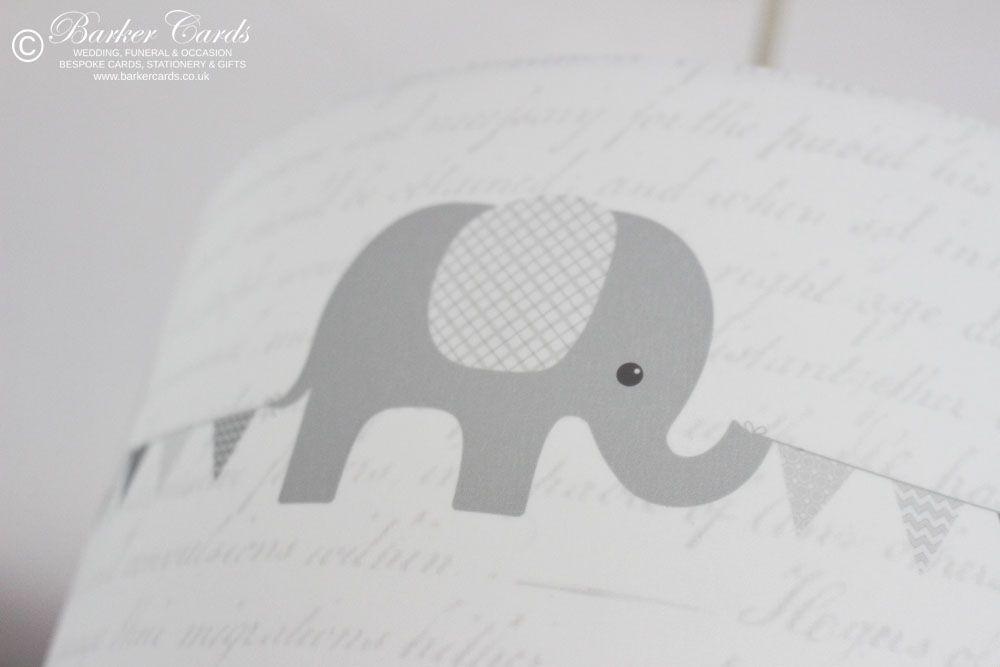 Grey Elephant Logo - Nursery Lampshade Grey |Elephants And Bunting | Nursery Decor