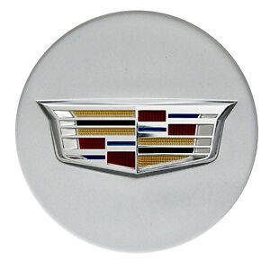 Silver Cadillac Logo - CENTER CAP (1) SILVER WITH CADILLAC LOGO 2015 2017 CADILLAC CTS