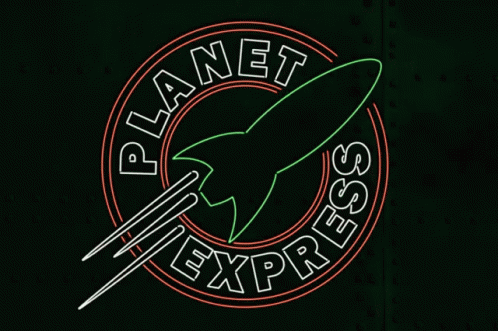 Planet Express Logo - Planet Express Futurama GIF - PlanetExpress Futurama Logo - Discover ...