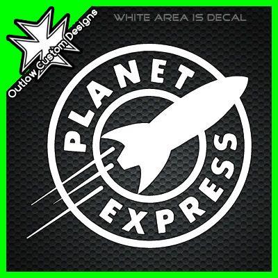 Planet Express Logo - Futurama Express Logo Custom Designs, LLC