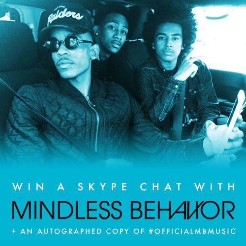 Mindless Behavior Logo - Win A Skype Chat with Mindless Behavior to win on ToneDen