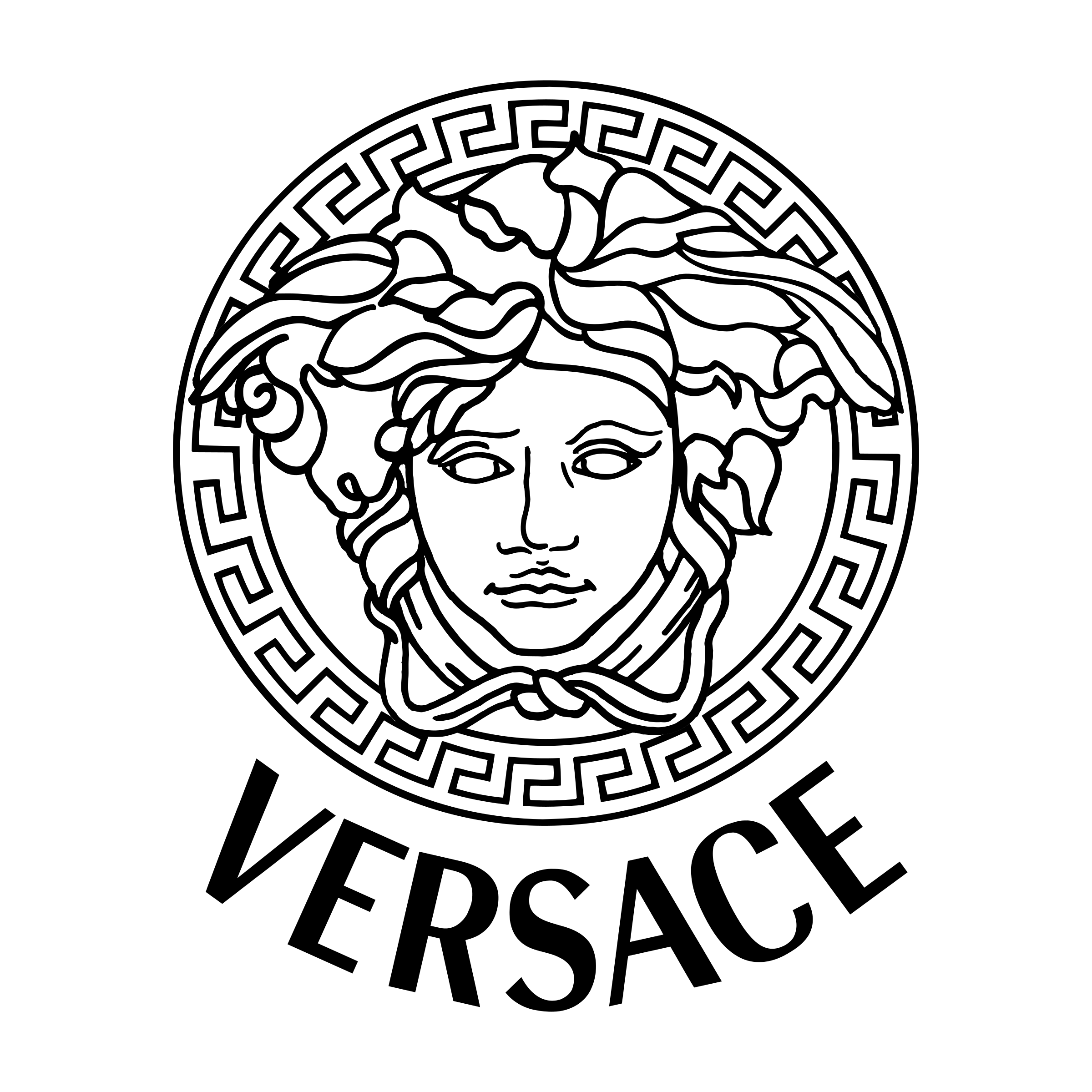 Versace Medusa Logo - Versace Medusa Logo PNG Transparent & SVG Vector - Freebie Supply