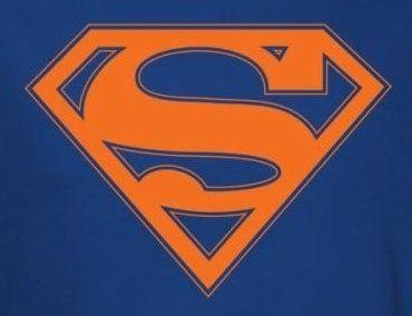 Orange Superman Logo - Superman T Shirt & Orange Shield Logo