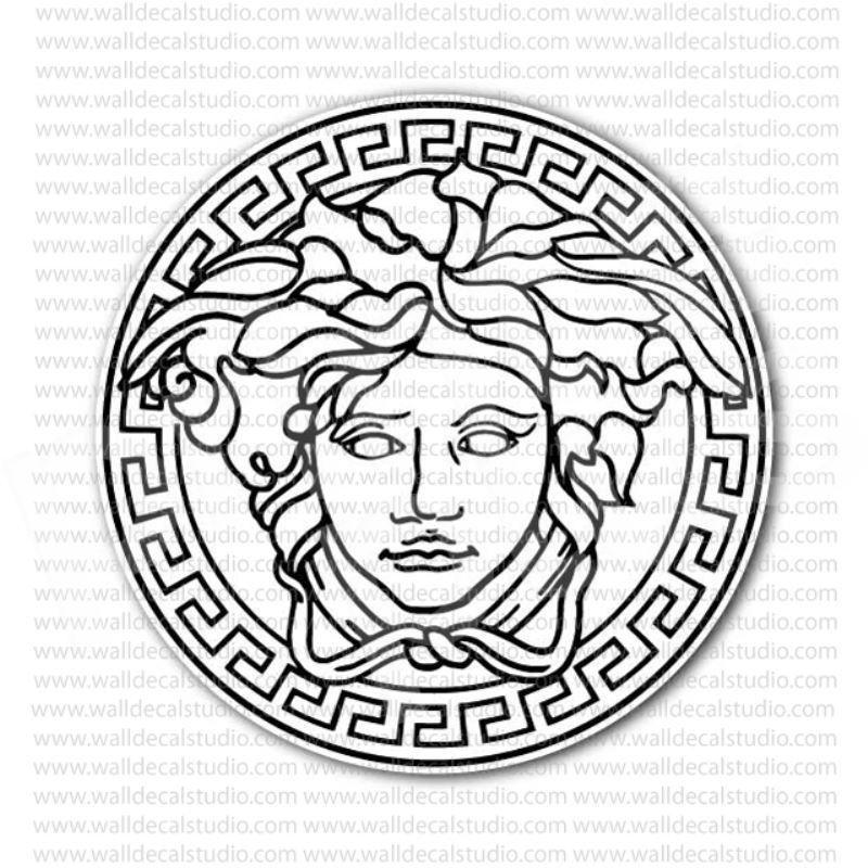 Versace Medusa Logo - Versace Medusa Emblem Sticker | Popular Stickers | Versace, Versace ...