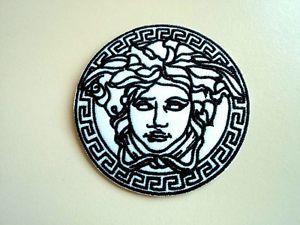 Versace Medusa Logo - 1x Versace Medusa Logo Patch Embroider Cloth Applique Badge Patches ...