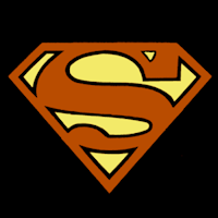 Orange Superman Logo - Superman Logo - StoneyKins