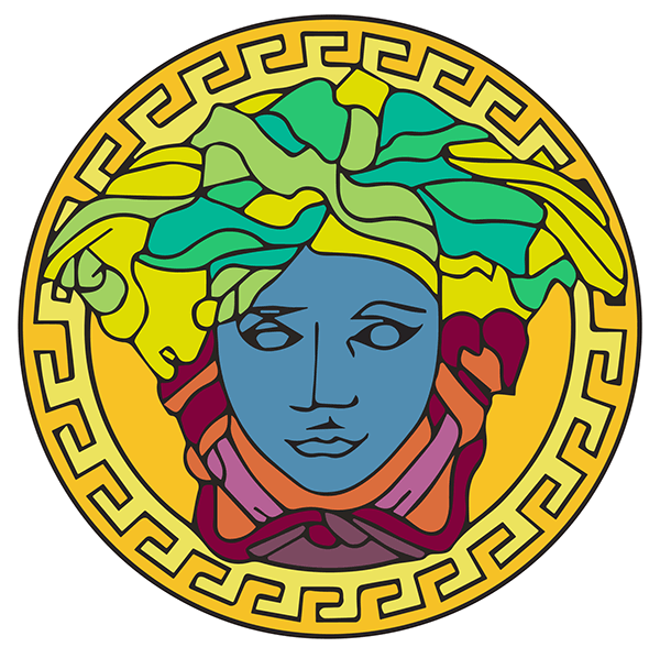 Versace Medusa Logo - Versace Medusa Head Illustrations on Pantone Canvas Gallery
