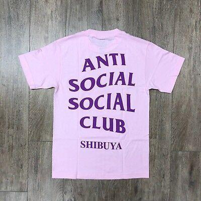 Purple Anti Social Social Club Logo - DS ANTI SOCIAL Social Club ASSC Purple Logo Shibuya Pink Tee Shirt ...