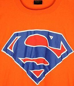Orange Superman Logo - Superman Shield DC Comics T-Shirt Changes Vtg 90s Orange XL T-Shirt ...