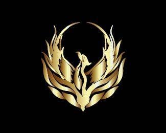 Gold Phoenix Logo - golden phoenix Designed