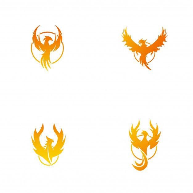 Gold Phoenix Logo - Phoenix logo Vector | Premium Download