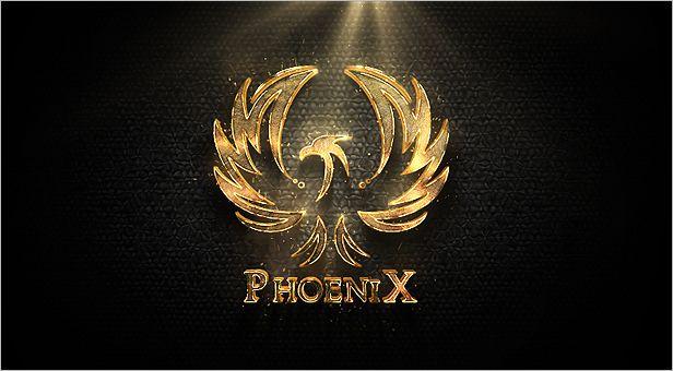 Gold Phoenix Logo - Hot Logo Reveal by REACTORENERGY | VideoHive