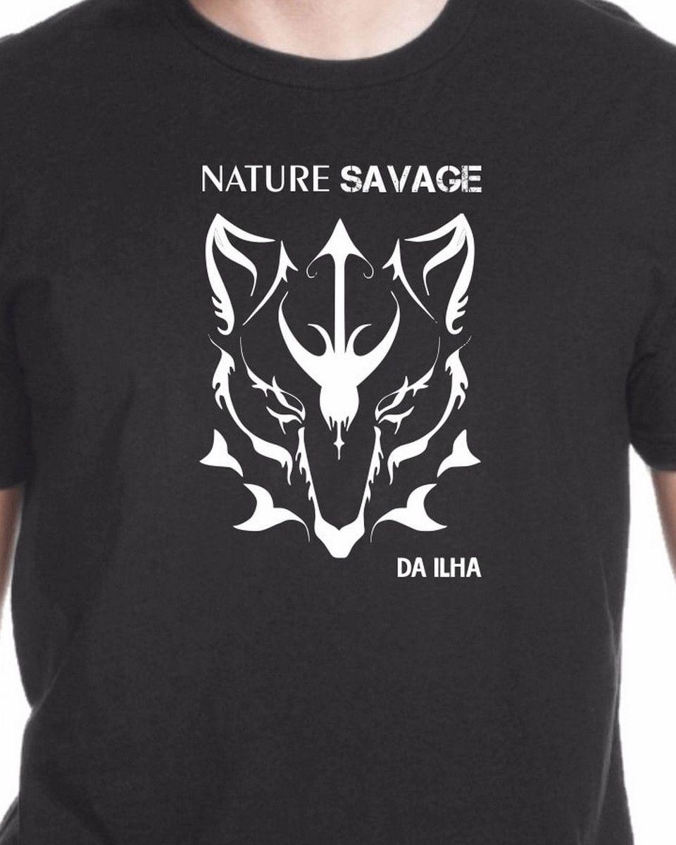 Savage Lobo Logo - Camiseta Lobo Wolf Nature Savage DaIlha Floripa Preta no Elo7 | DA ...