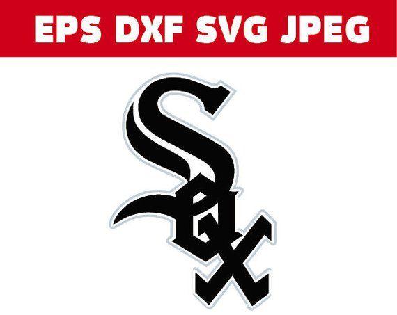 White Sox Logo - Chicago White Sox Logo in SVG / Eps / Dxf / Jpg files INSTANT | Etsy