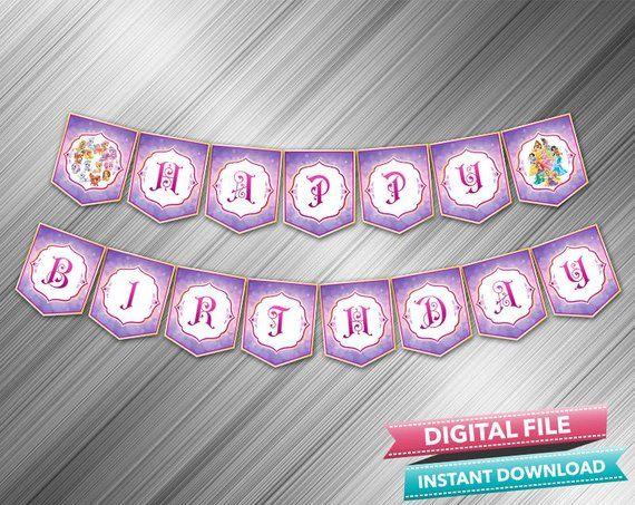 Palace Pets Logo - Palace Pets Happy Birthday Banner INSTANT DOWNLOAD | Etsy