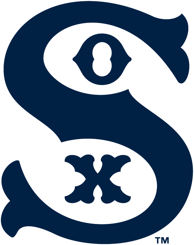 White Socks Logo - Chicago White Sox Primary Logo (1936) - SOX in blue | Best MLB Logos ...