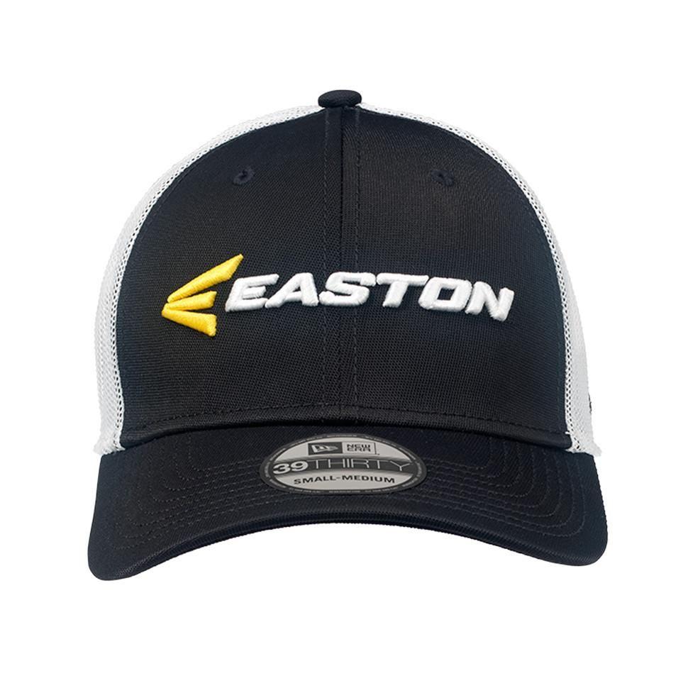 New Easton Logo - GS Sports M7 Linear New Era Hat -Black / White