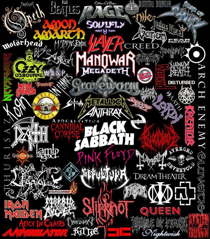 Ametal Rock Band Logo - Metallic band Logos