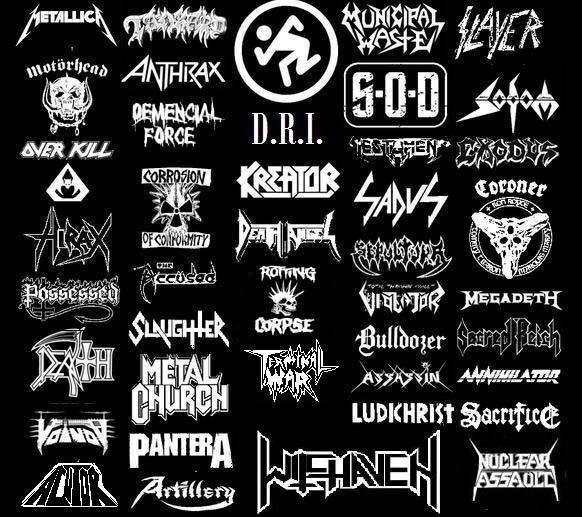 Ametal Rock Band Logo - Best Metal Punk Rock Image. Bands, Music And Music