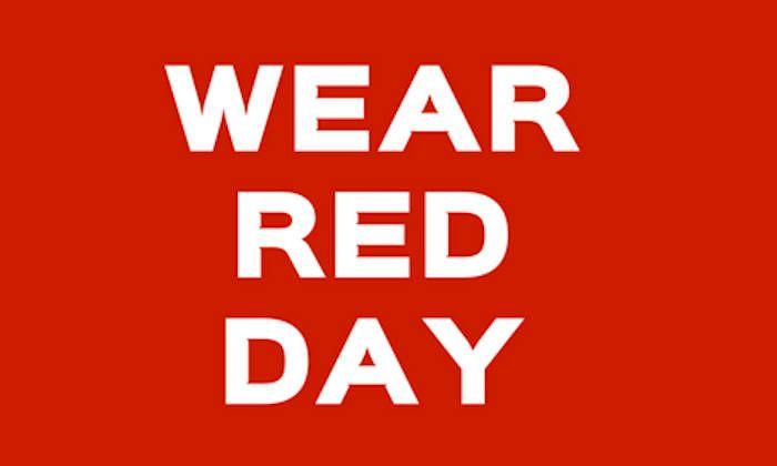 Red Day Logo - Show your support for Wear Red Day | StaffNet | The University of ...
