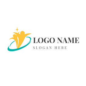 Green Person Logo - Free Non Profit Logo Designs. DesignEvo Logo Maker